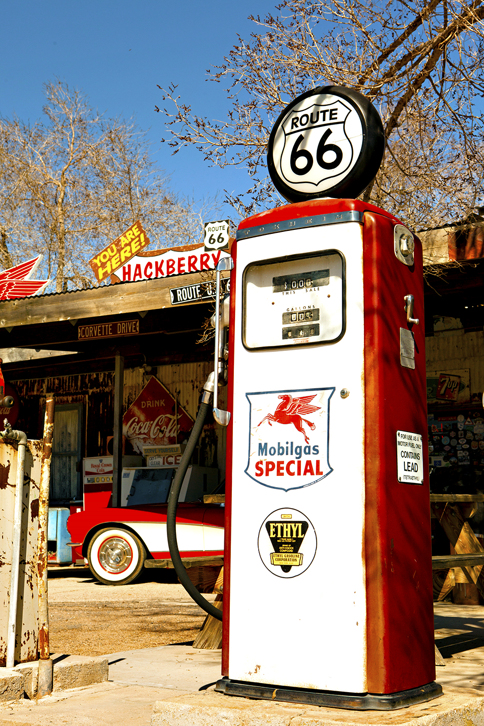 An icon on route 66